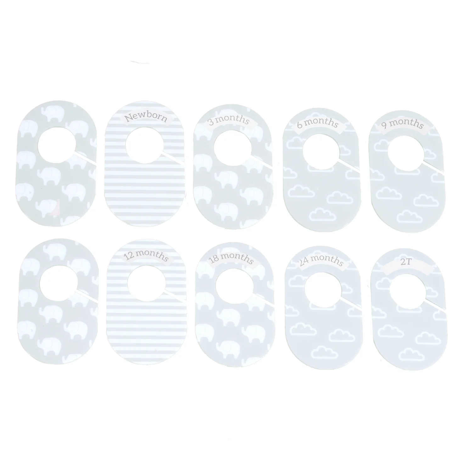10-Pack Grey Nursery Closet Organizer Dividers - Image 4