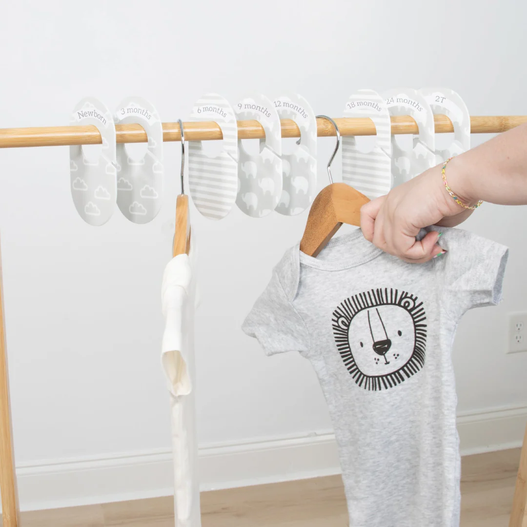 10-Pack Grey Nursery Closet Organizer Dividers - Image 5