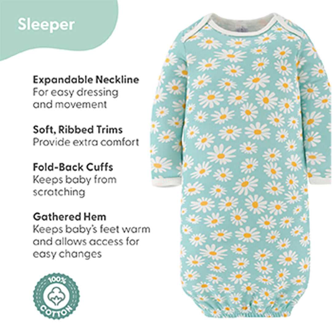 Carefree Floral Baby Layette Gift Set, 16 Piece - Image 4