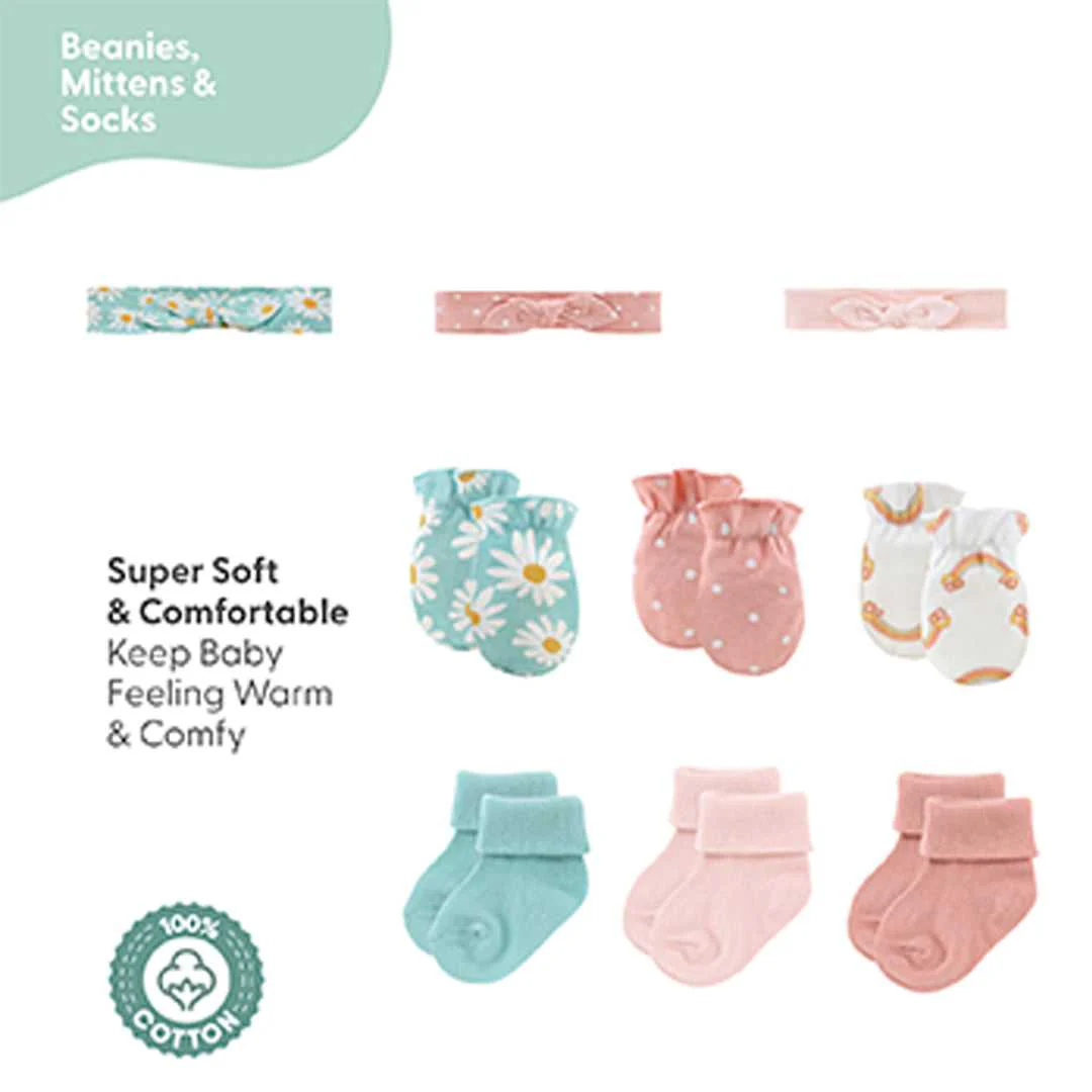 Carefree Floral Baby Layette Gift Set, 16 Piece - Image 7