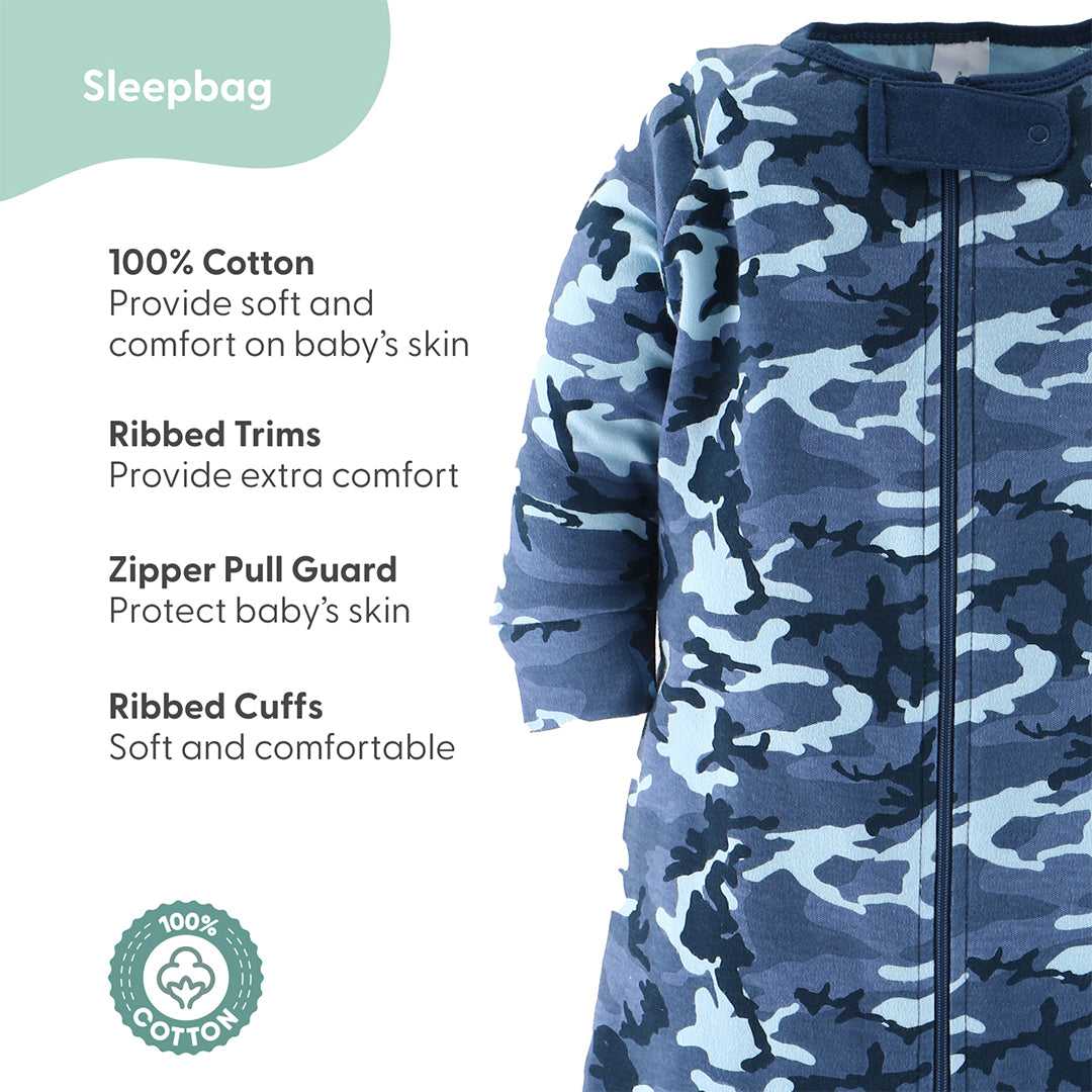 Blue Camo Baby Layette Clothing Gift Set, 23 Piece - Image 4