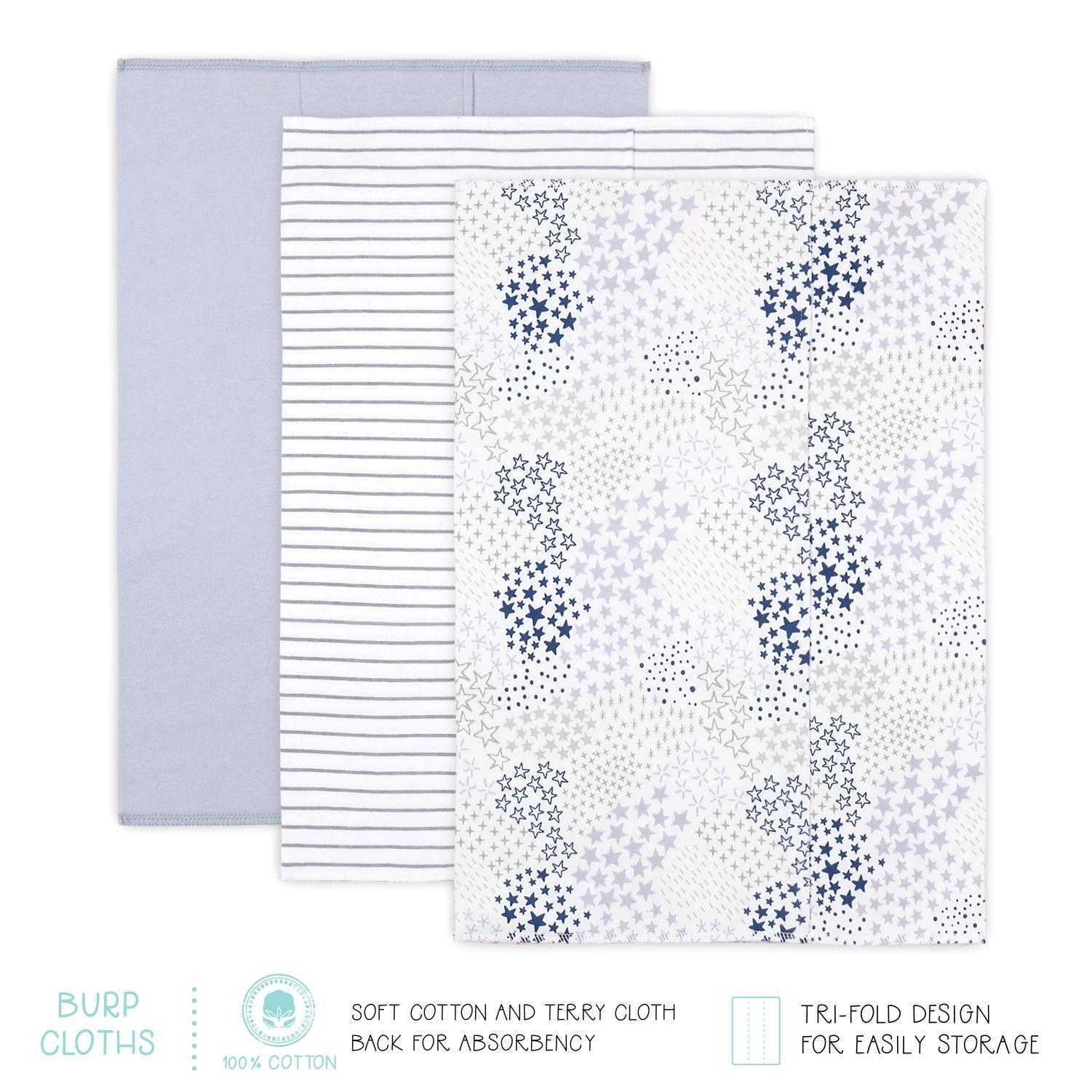 Blue, Grey Baby Layette Gift Set, 23 Piece - Image 6