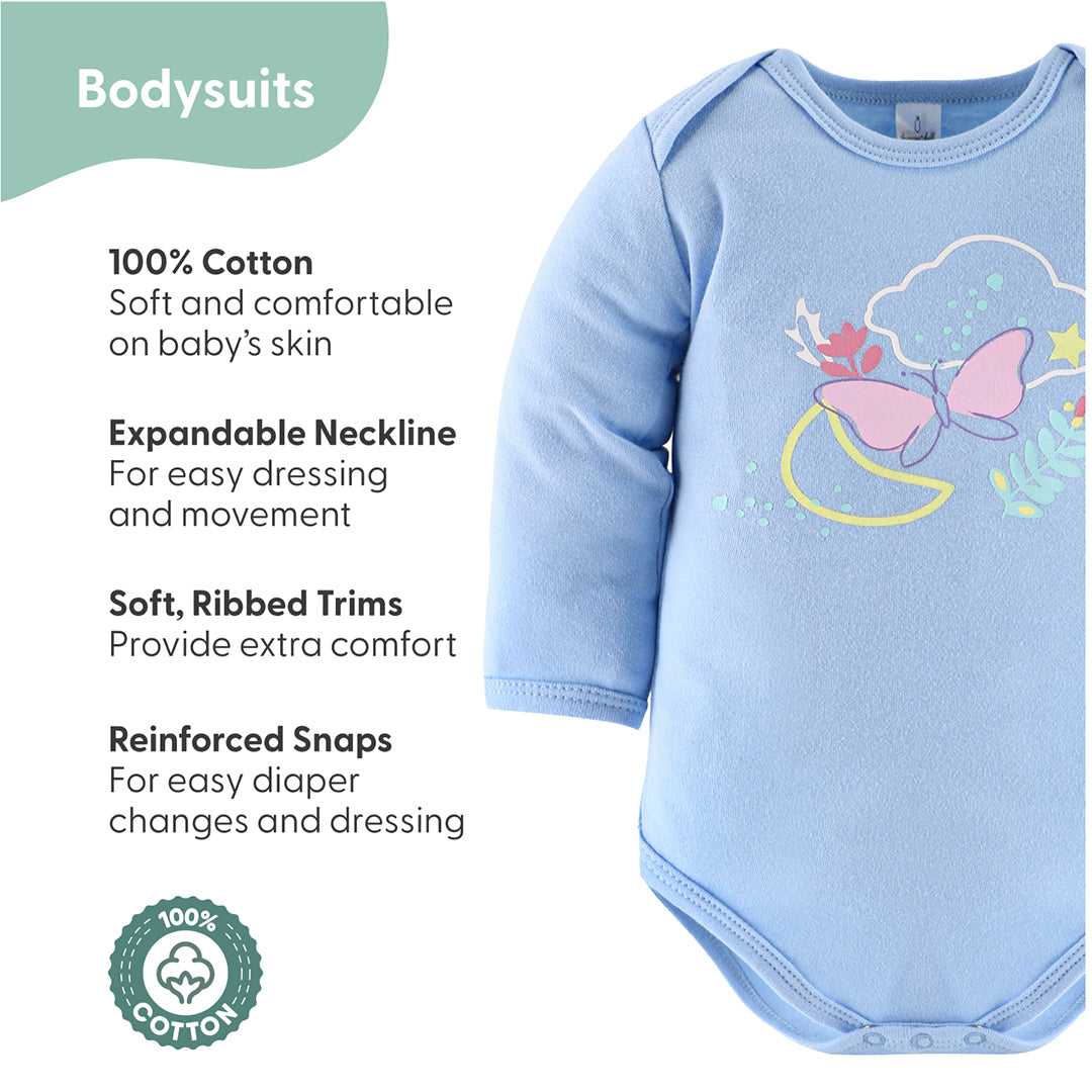 Purple Butterfly Baby Layette Clothing Gift Set, 30 Piece - Image 4