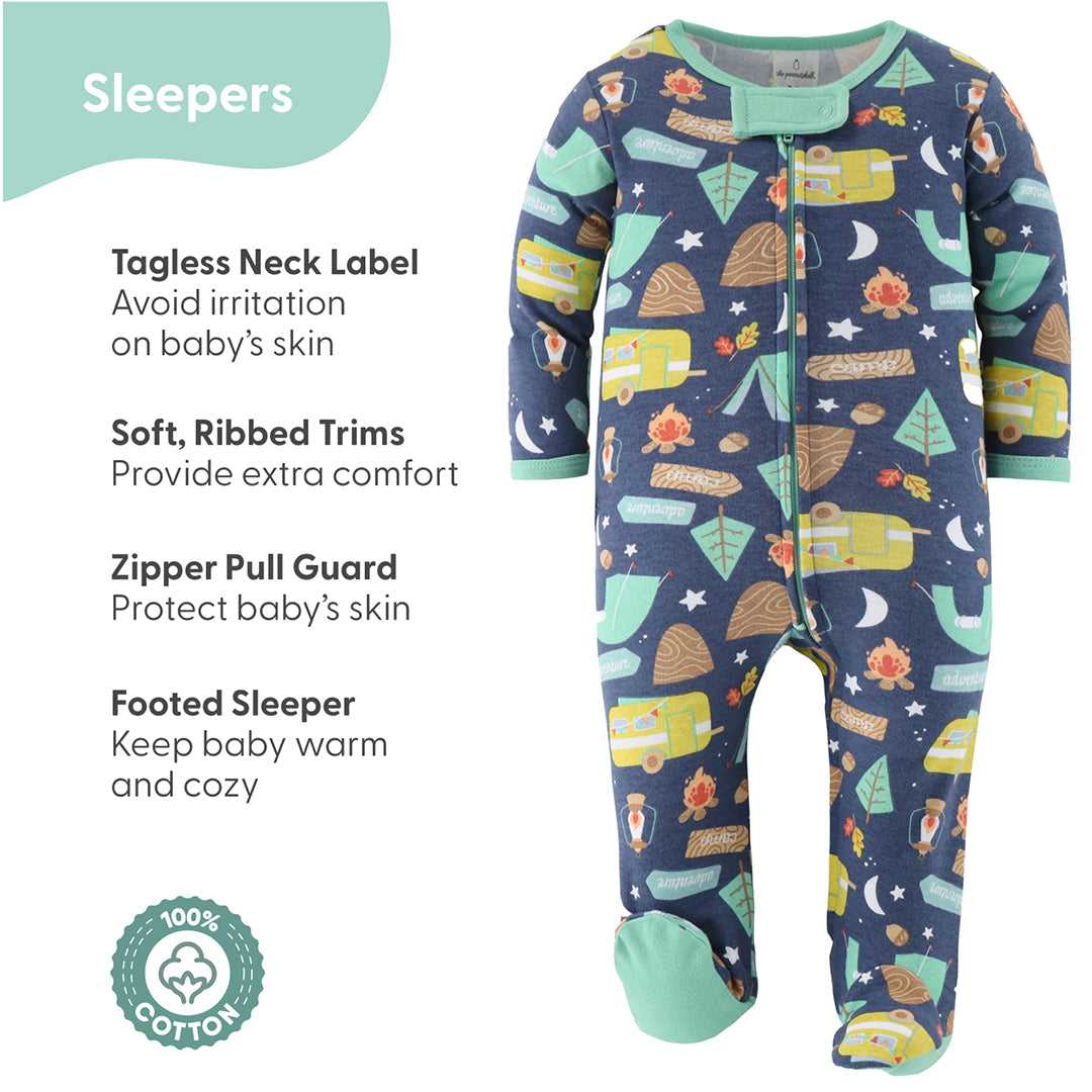 Happy Camper Newborn Baby Layette Gift Set, 30 Piece - Image 4