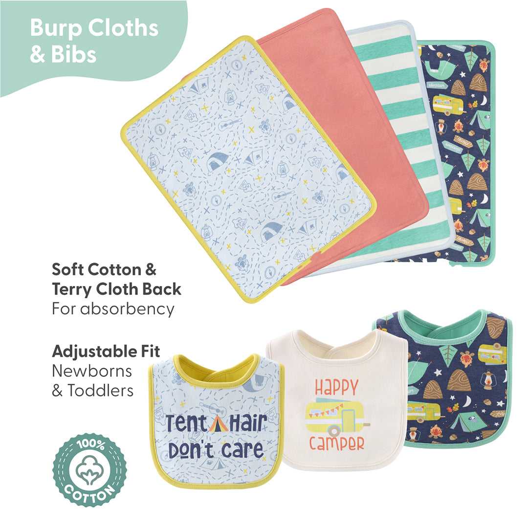 Happy Camper Newborn Baby Layette Gift Set, 30 Piece - Image 6