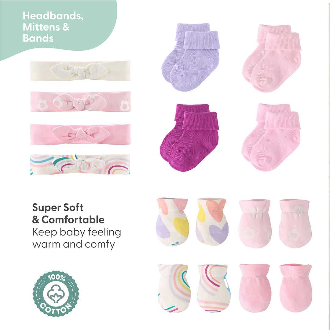 Pretty Sweet Baby Layette Clothing Gift Set, 30 Piece - Image 7