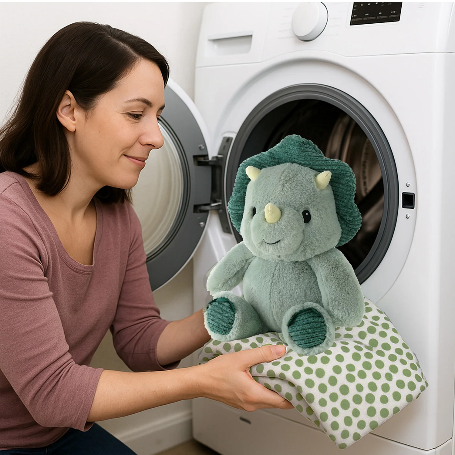 Ace Dino Plush Stuffed Animal and Blanket Gift Set - Image 6
