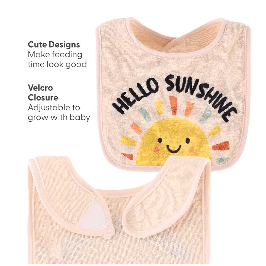 Sunshine Baby Boy or Girl Bibs 10-Pack - Image 3