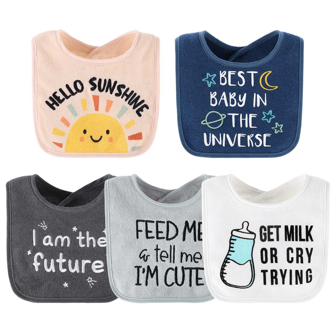 Sunshine Baby Boy or Girl Bibs 10-Pack - Image 5