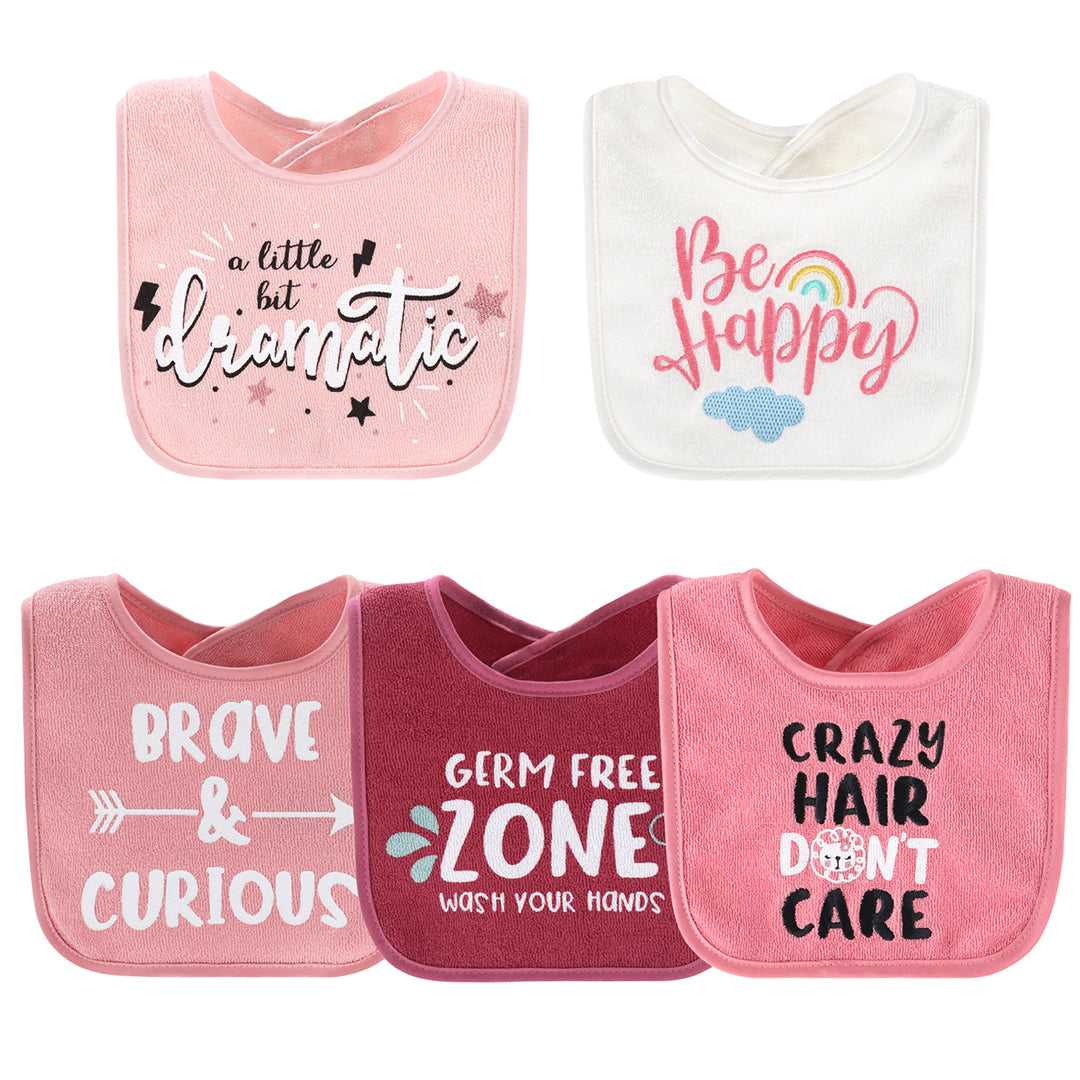 Terry Baby Bibs, 10-Pack, Wild Child - Image 4