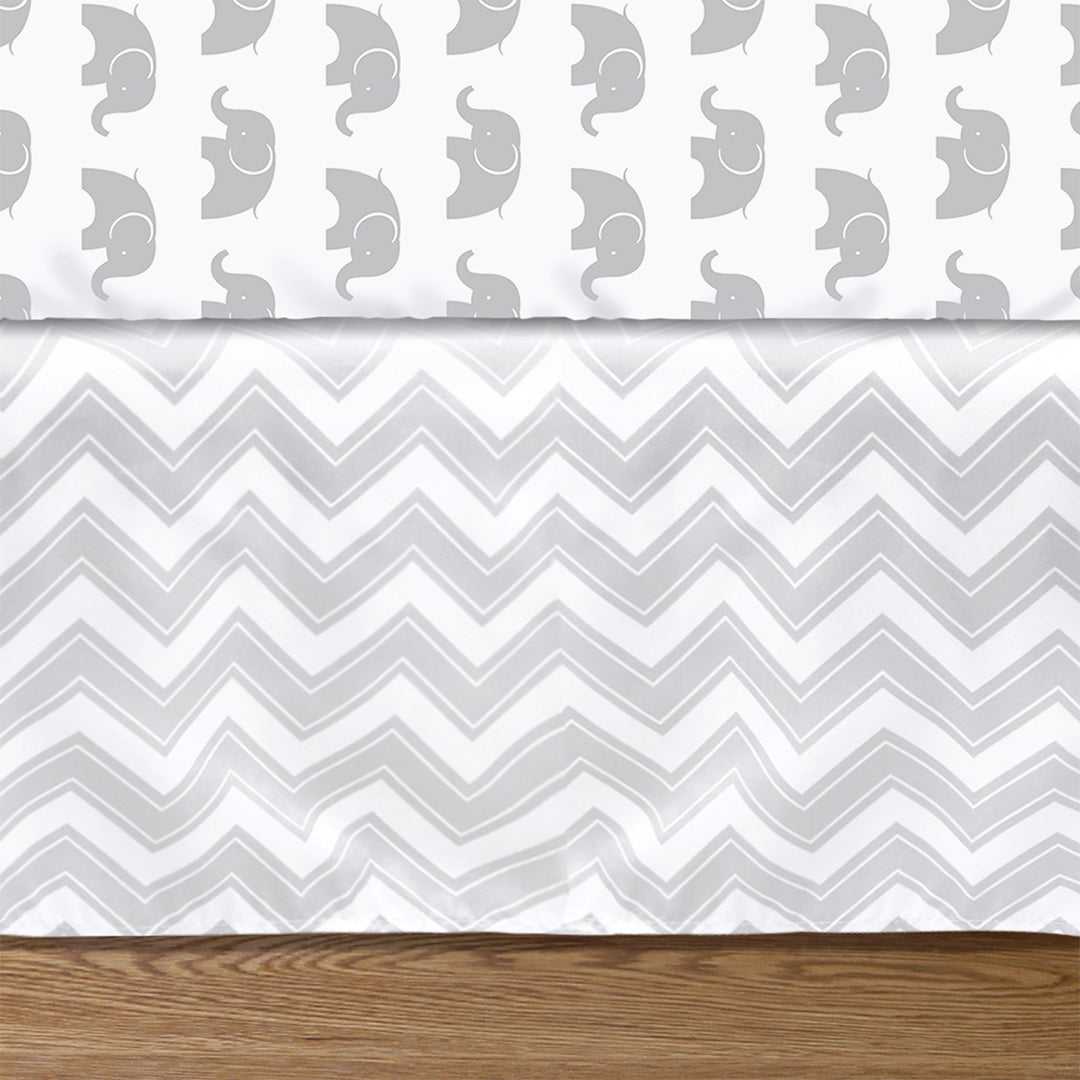 Elephant Walk 3 Piece Baby Crib Bedding Set for Boys & Girls - Image 4