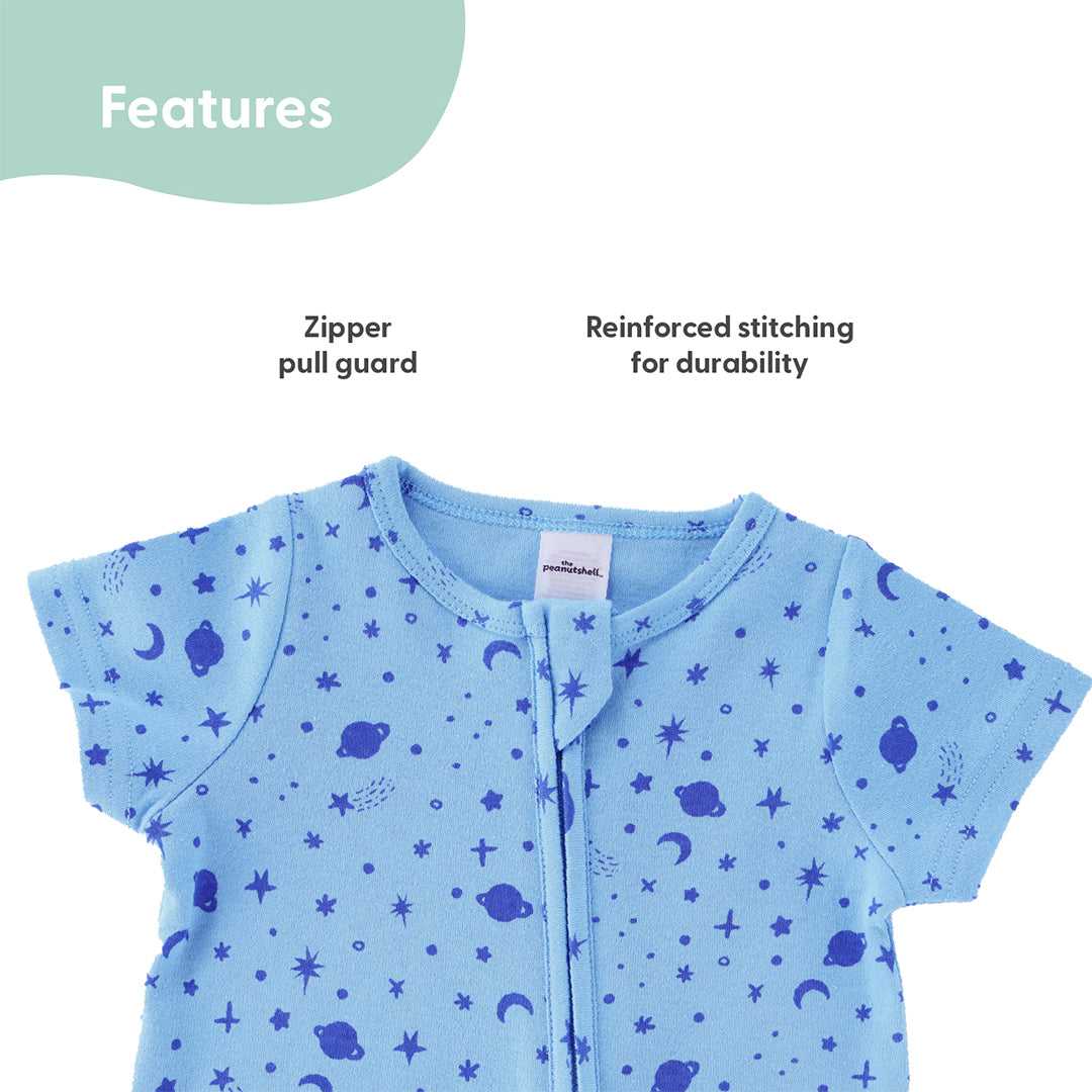 Space Baby Boy Rompers, 2 Pack - Image 3