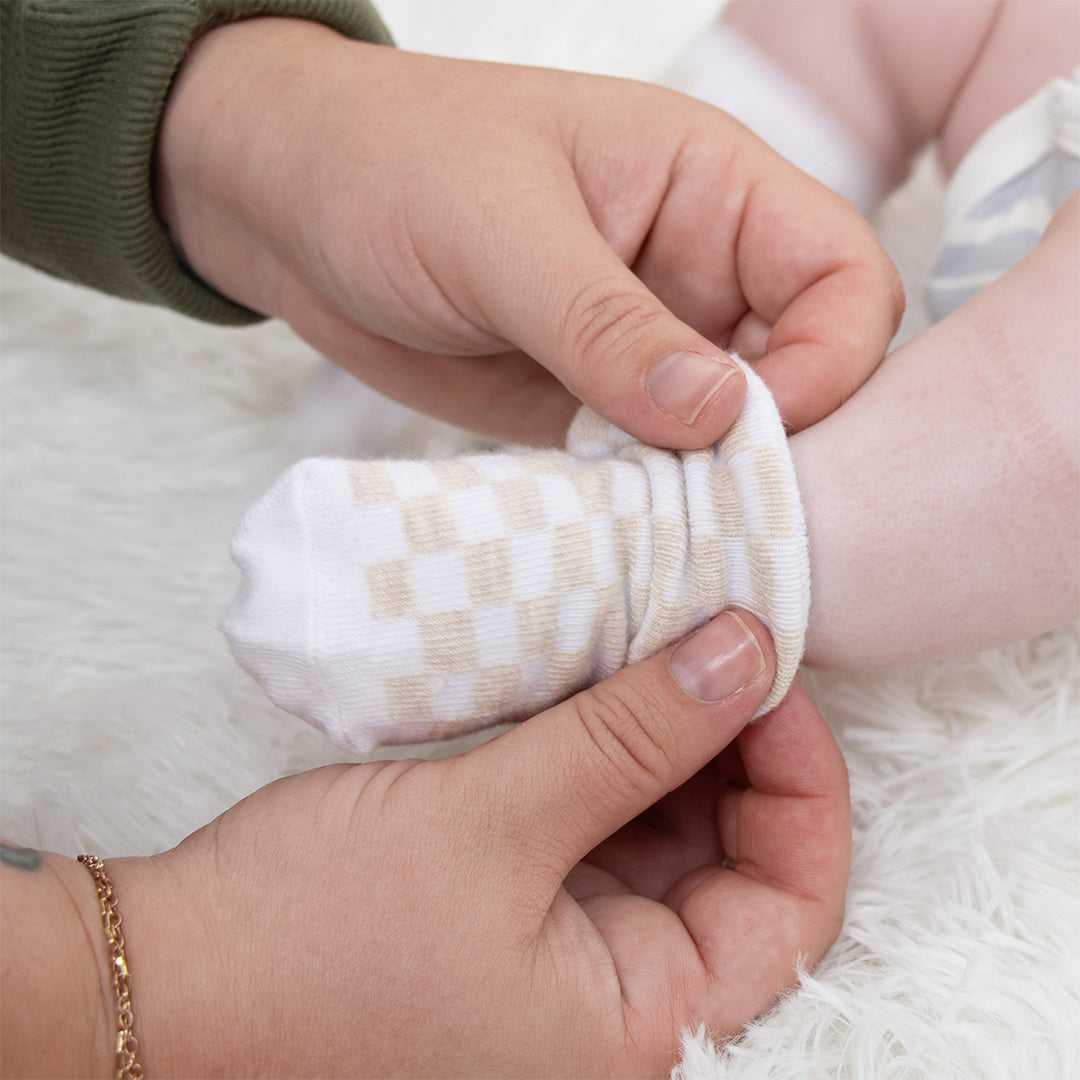 Gray Mint Organic Baby Boy or Girl Baby Socks, 12-Pack - Image 4
