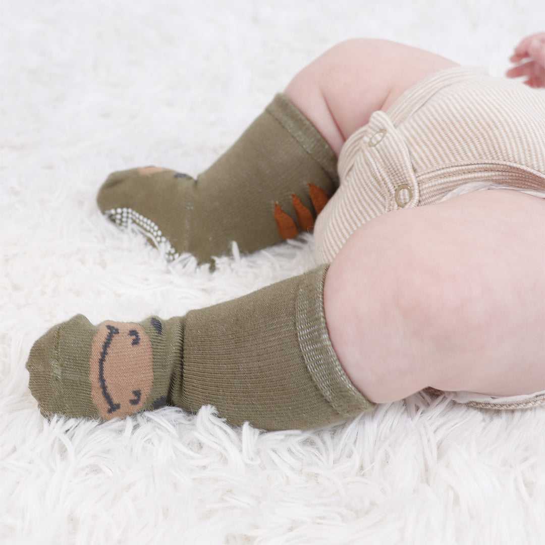 Neutral Organic Baby Boy or Girl Baby Socks, 12-Pack - Image 5