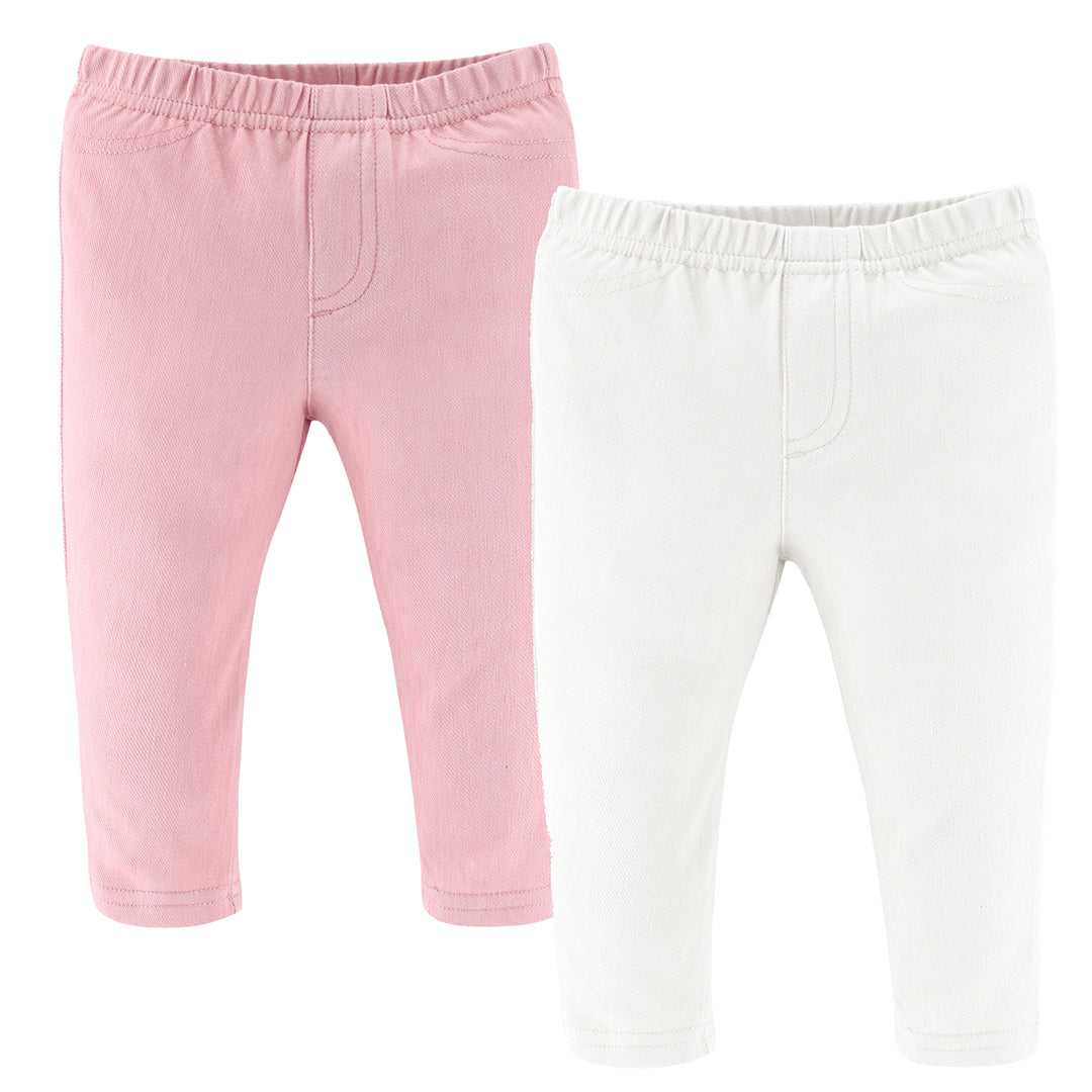 Multicolor Baby Girls Jeggings Set of 4 - Image 5