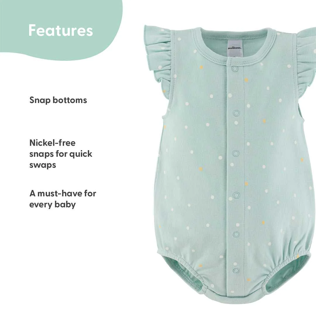 Daisy Baby Girl Rompers, 2 Pack - Image 3