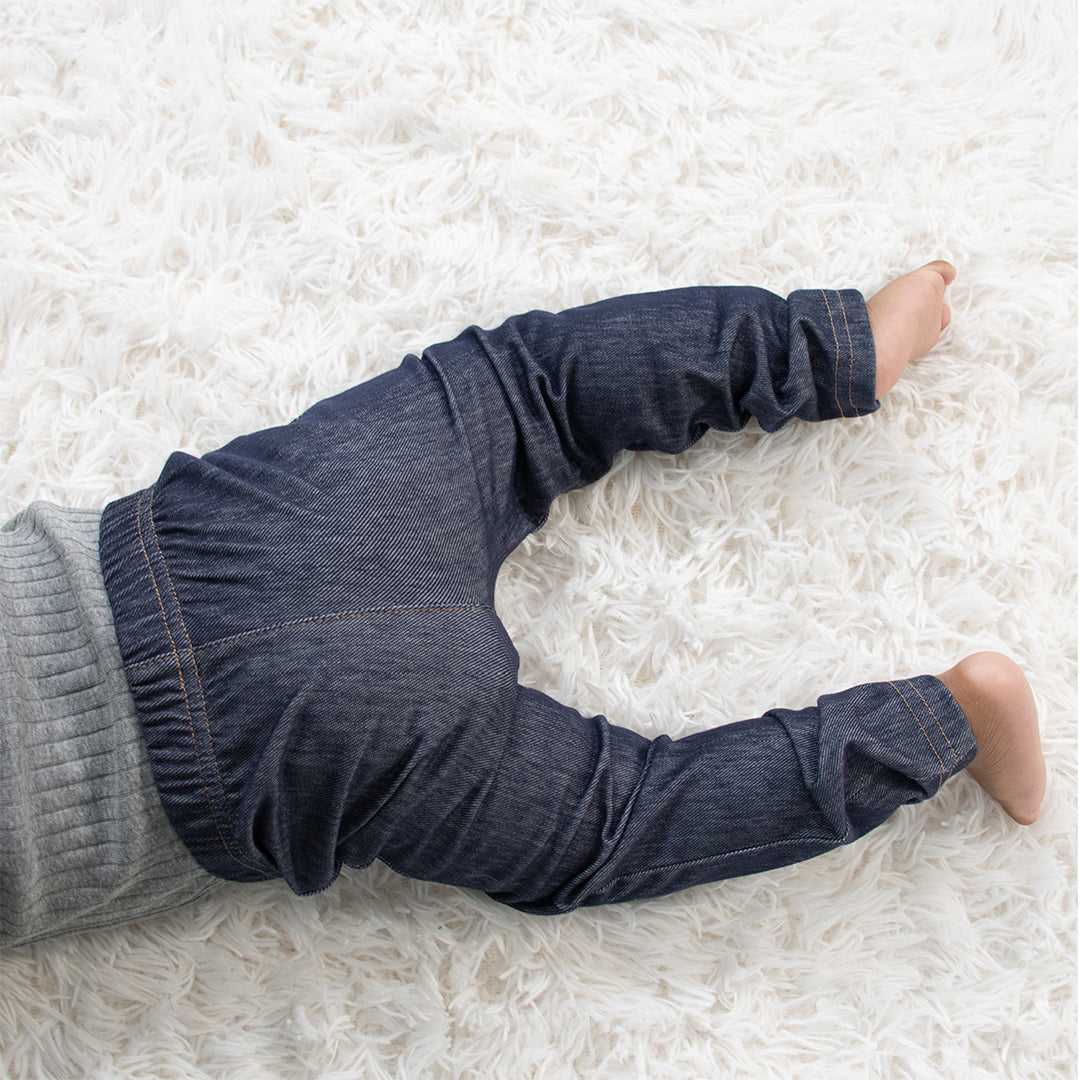 Denim Baby Boys or Girls Jeggings Set of 4 - Image 6