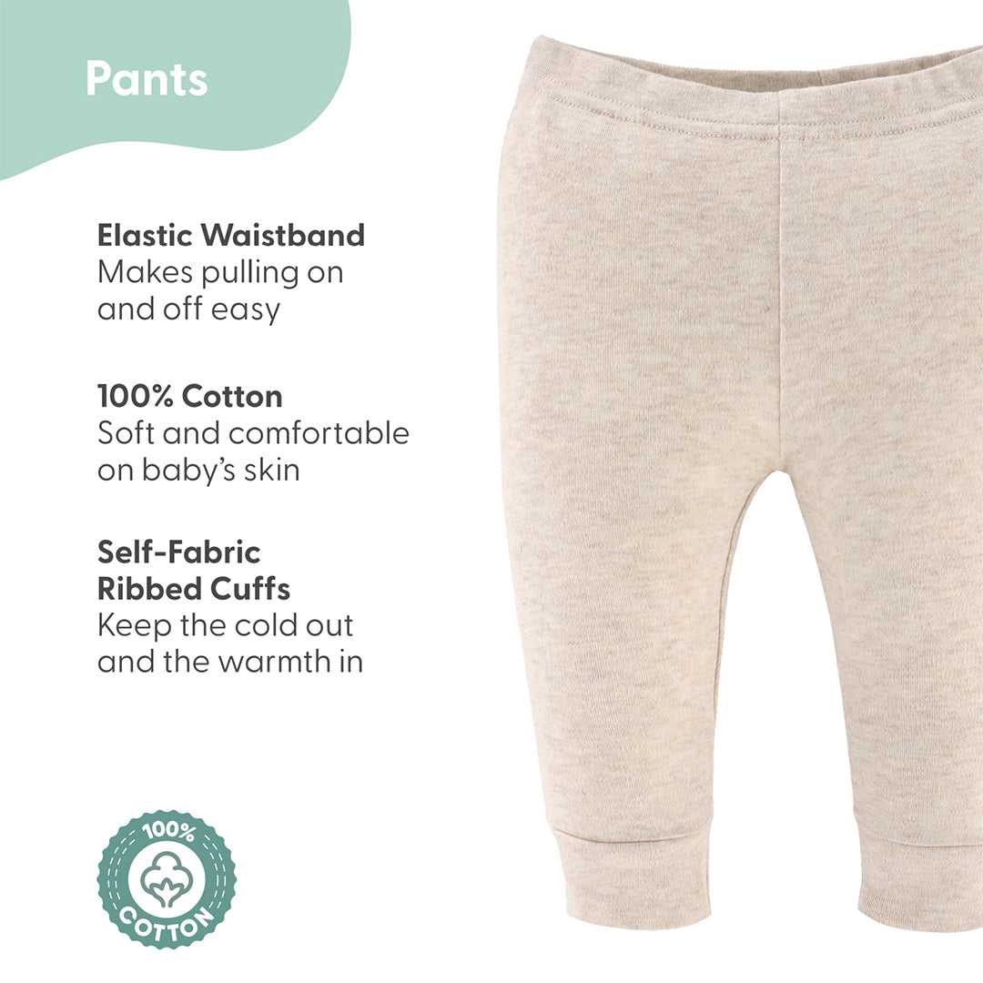 Earthy Neutrals Baby Pants, 5-Pack, Newborn to 24 Months - Image 2