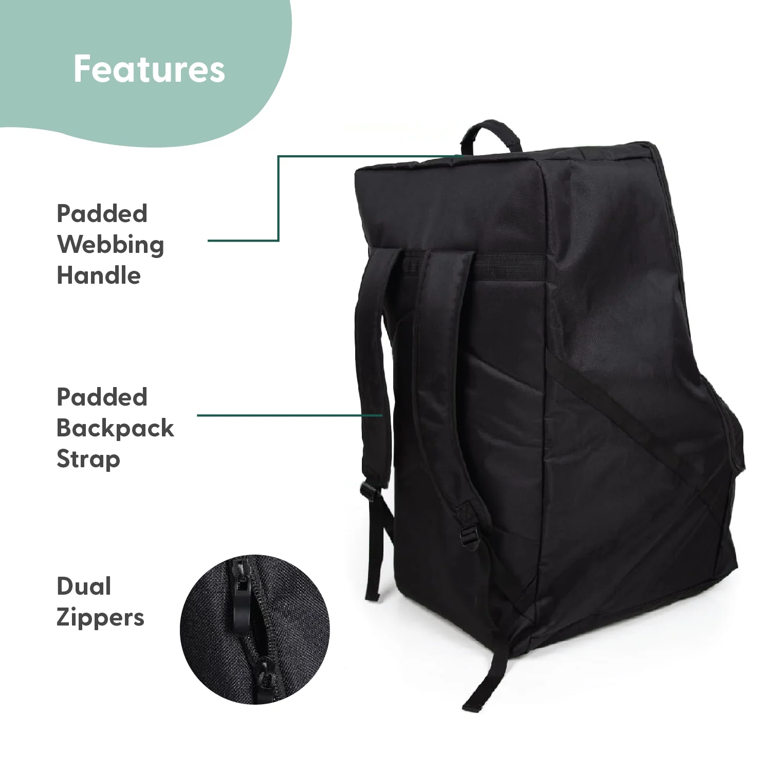 Backpack Car Seat Travel Bag - Image 3