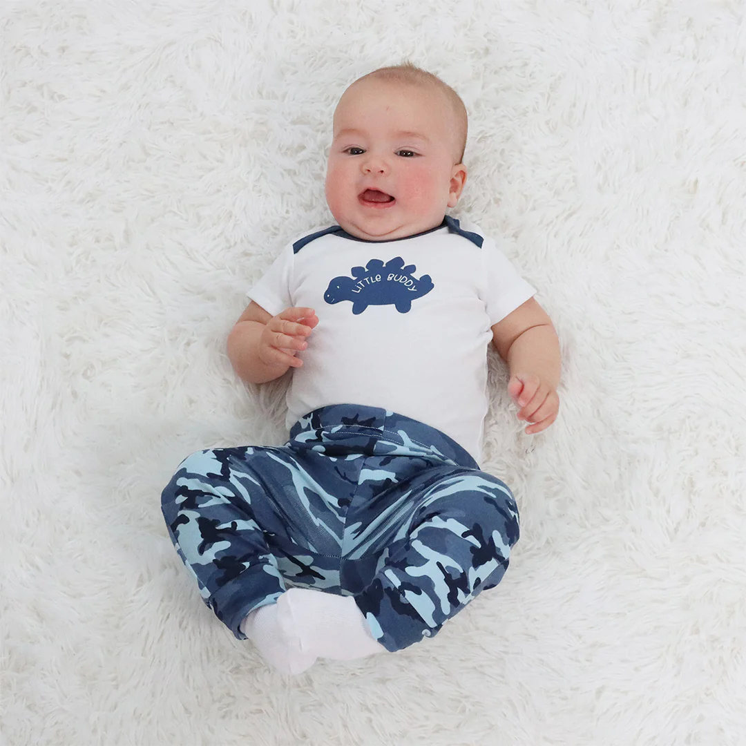 Blue Camo Baby Layette Gift Set, 23 Pieces - Image 8