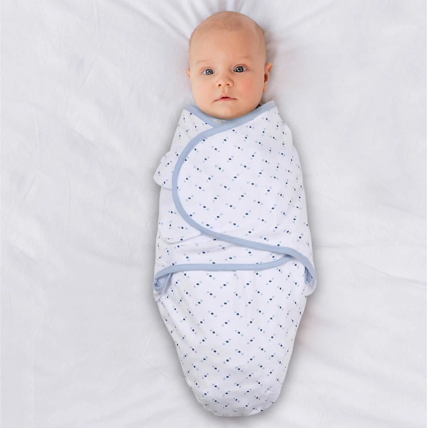 Blue Dinosaur Baby Boy Swaddle Blankets Set of 3 - Image 4