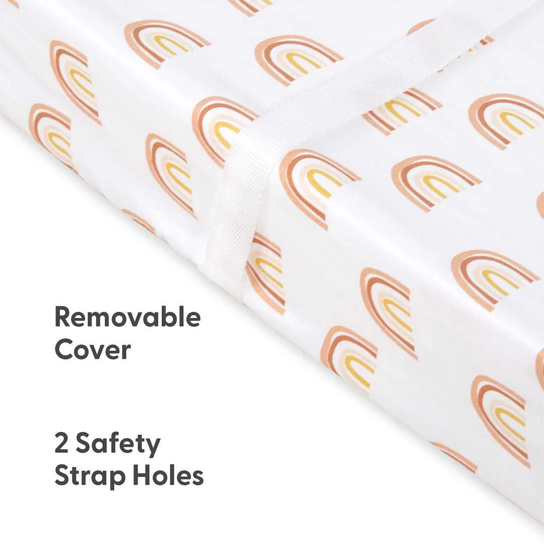 Boho Rainbow Changing Pad Covers for Baby Girl or Boy - Set of 3 - Image 3