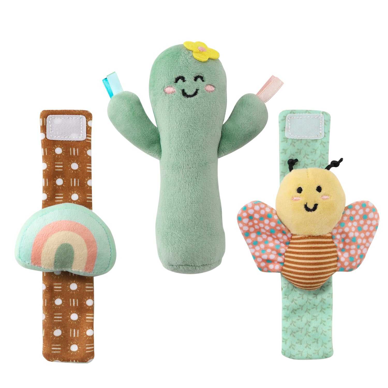 Boho Baby Sock Rattles Set of 5 - Image 4