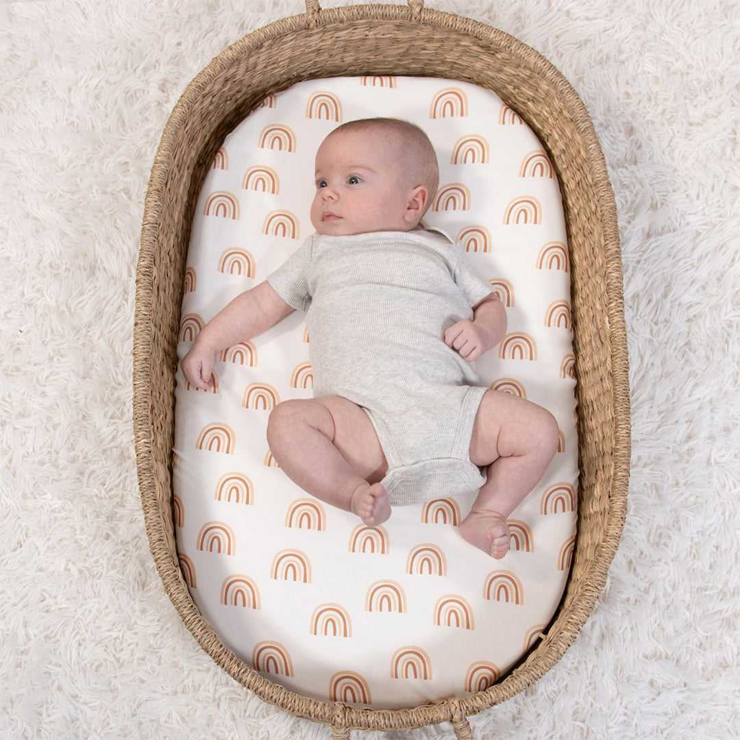 Boho Baby Bassinet Sheets 4-Pack for Boys and Girls - Image 6