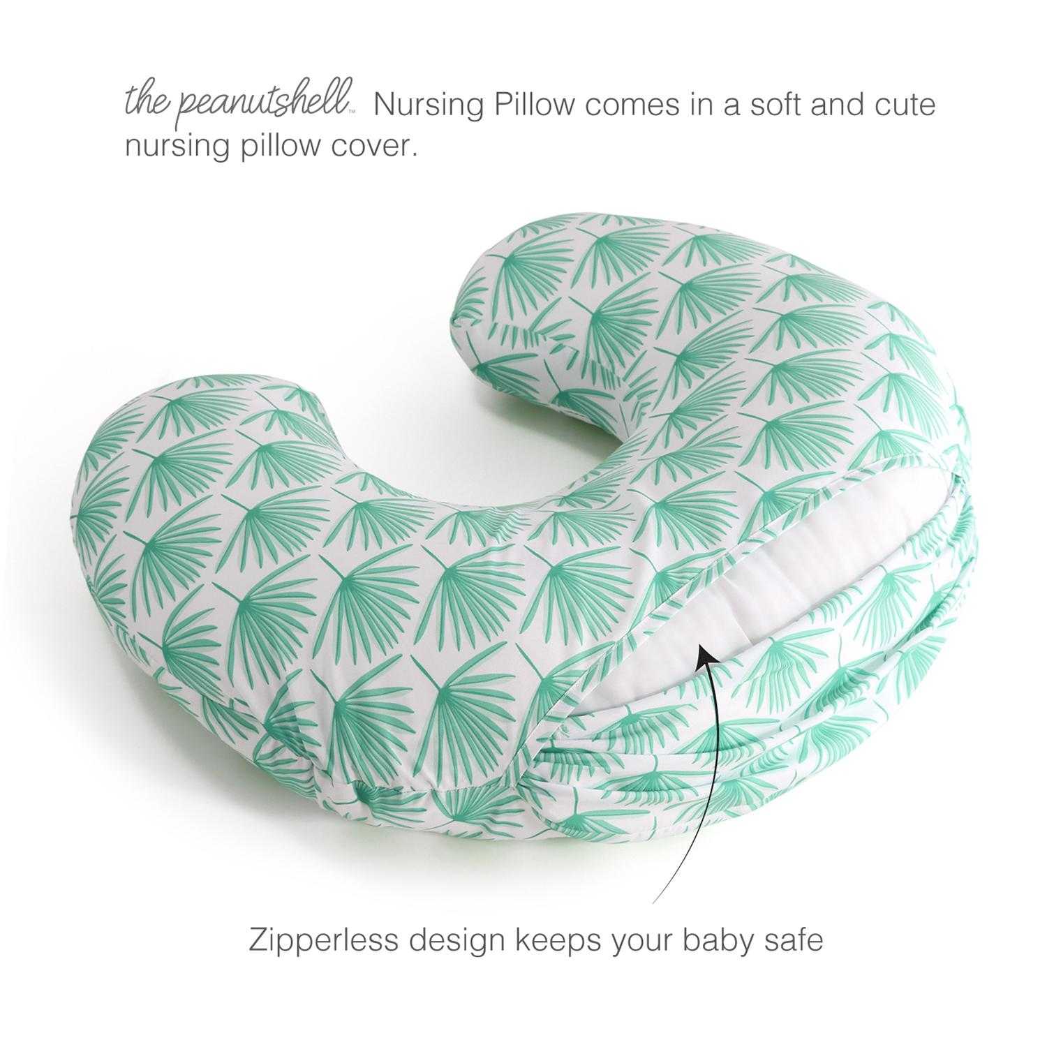 Boho Botanical Nursing Pillow & Cover - Image 3