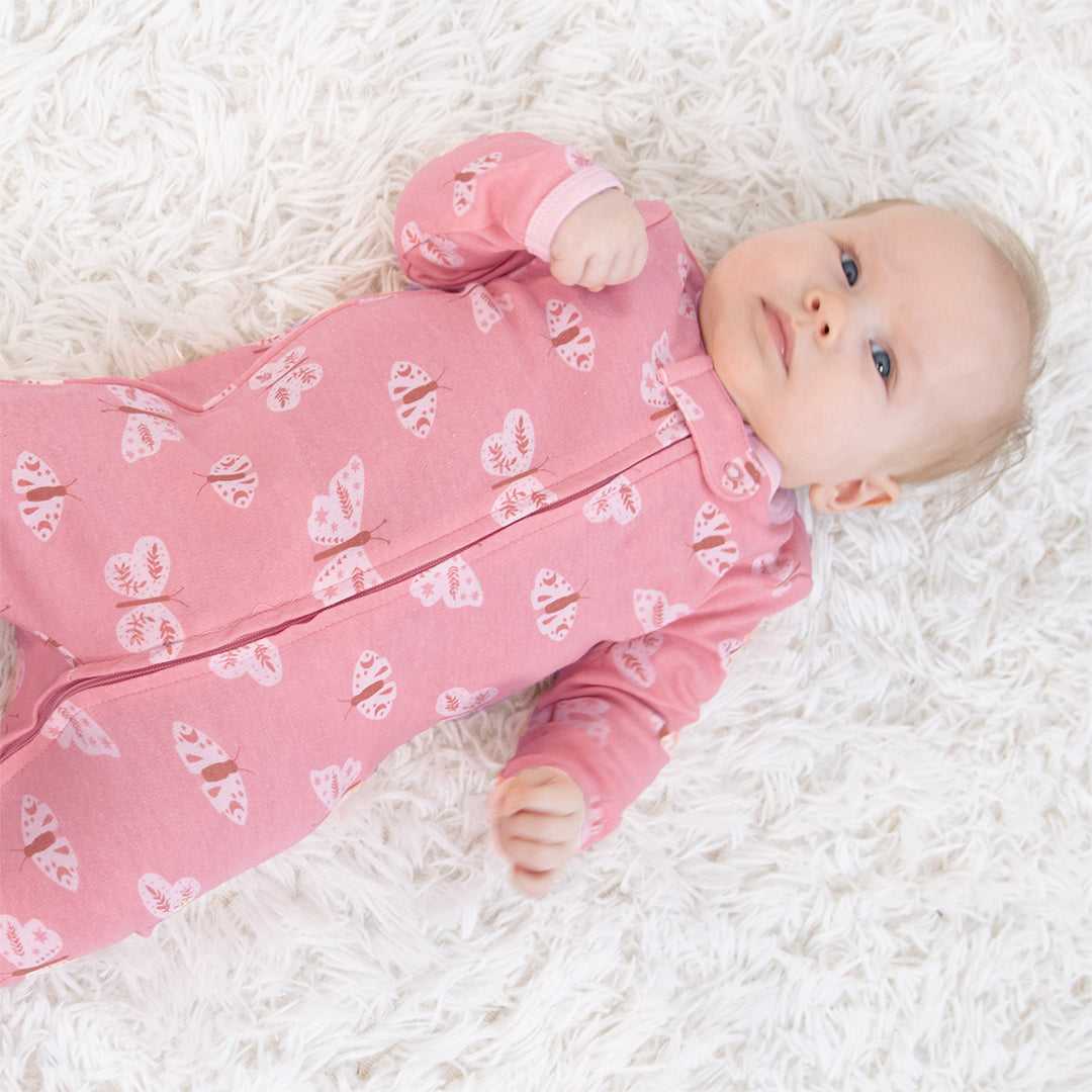 Boho Butterfly Baby Sleepers for Girls Set of 3 - Image 4
