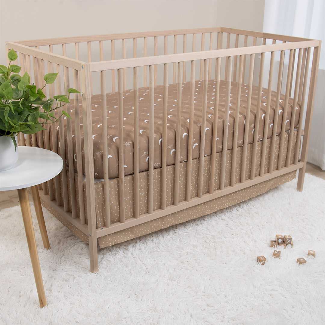 Boho Celestial 3 Piece Baby Crib Bedding Set for Boys & Girls - Image 4
