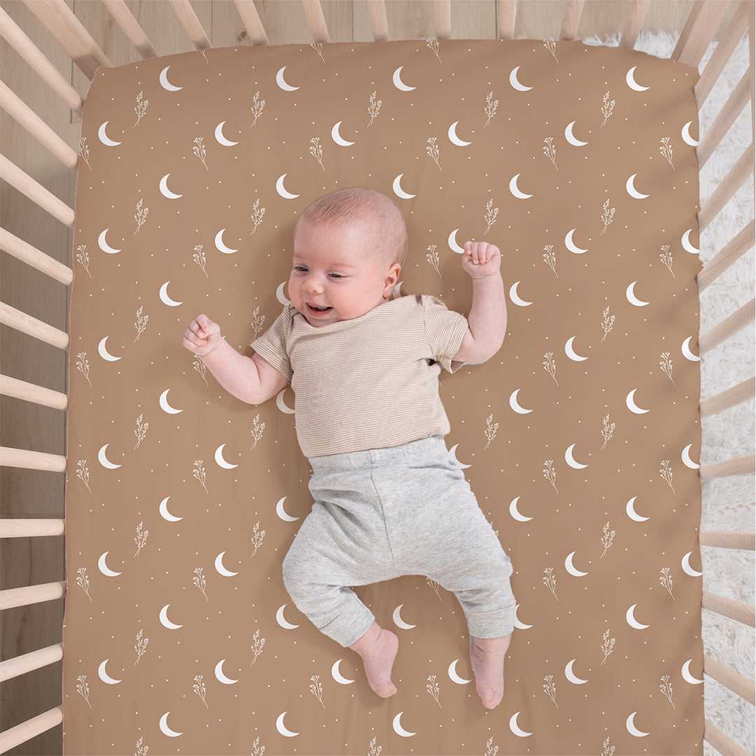 Boho Celestial 3 Piece Baby Crib Bedding Set for Boys & Girls - Image 7