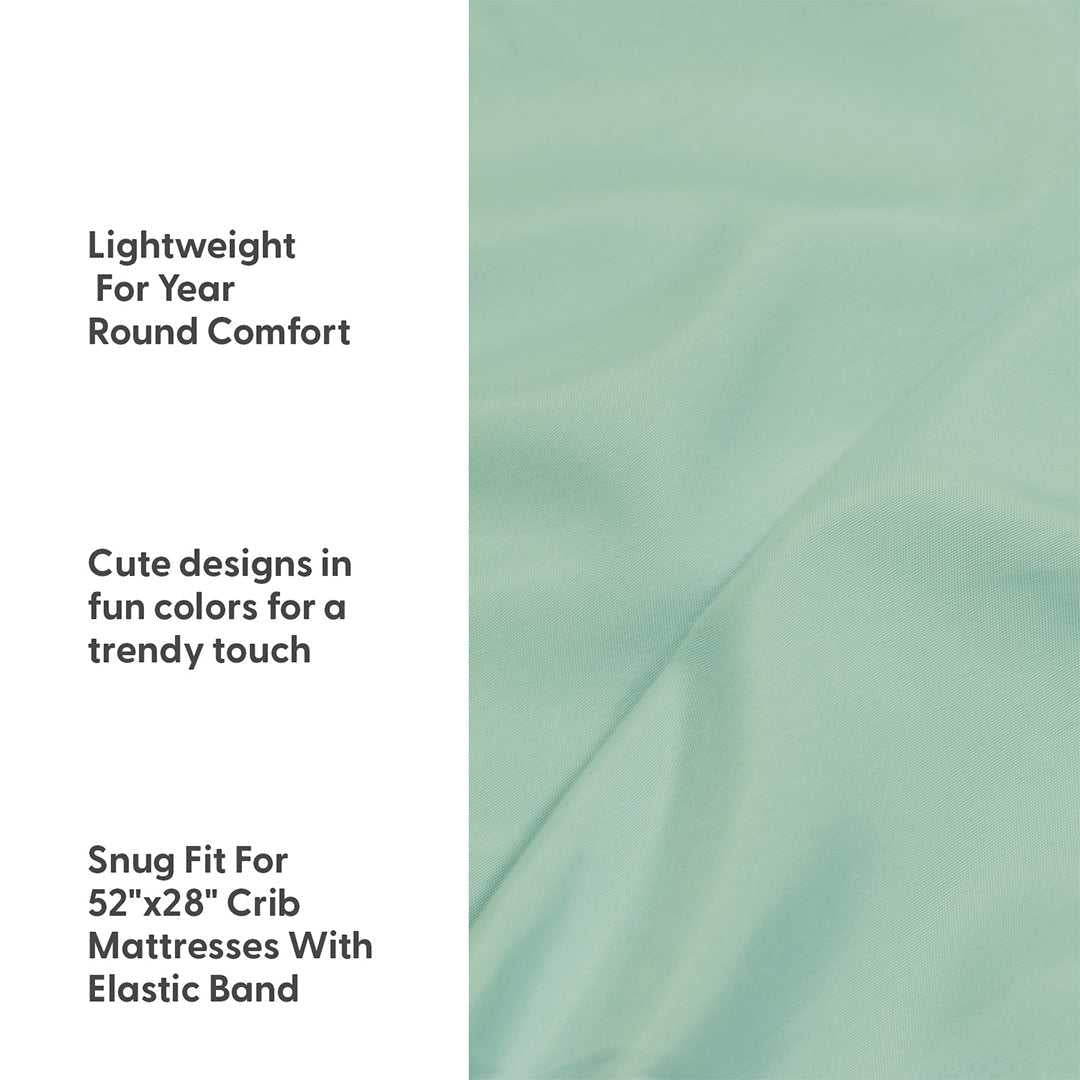 Boho Tie Dye 4-Pack Fitted Crib Sheet Set - Image 3