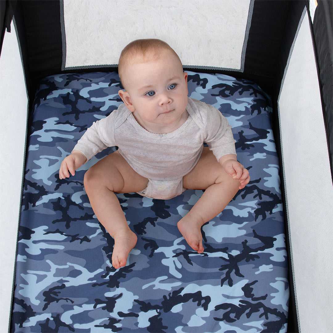 Camo Print Playard Mini Crib Sheets, 2-Pack - Image 5