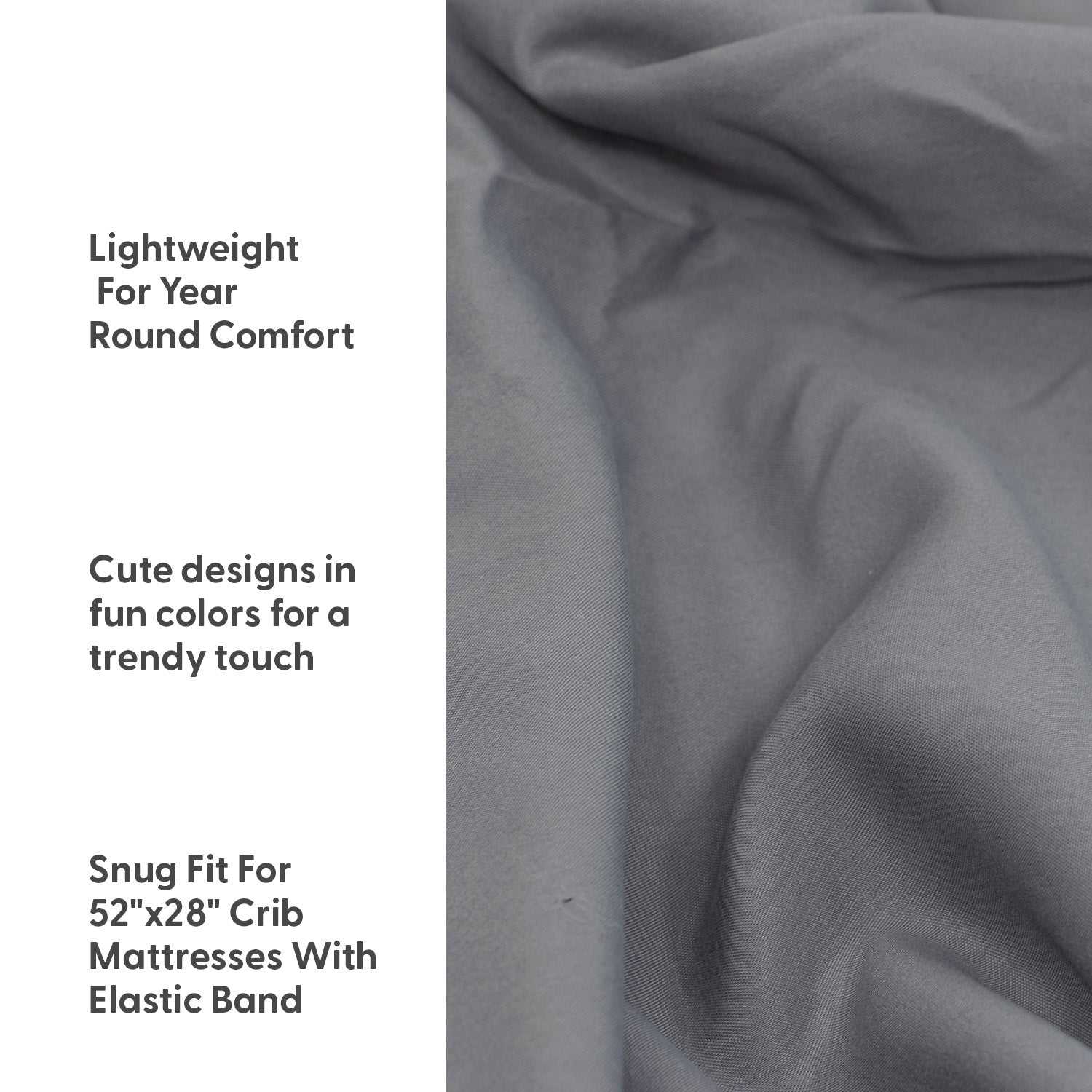 Celestial Moon and Stars 4-Pack Fitted Crib Sheet Set - Image 4