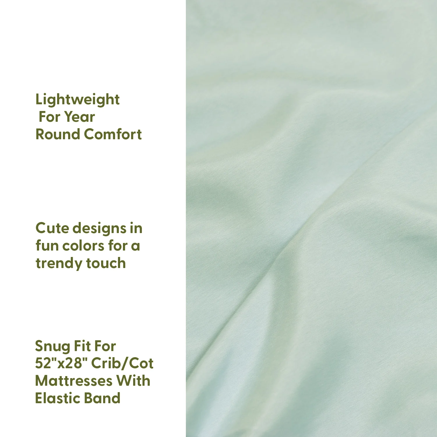 Celestial Multi 4-Pack Fitted Crib Sheet Set - Image 3