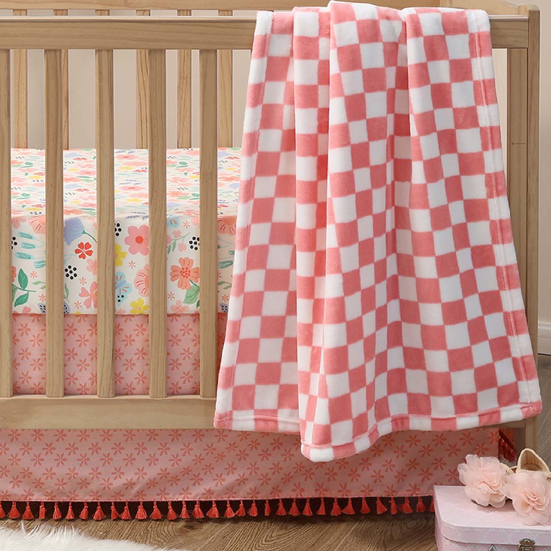 Wildflower Boho Floral 3-Piece Crib Bedding Set - Image 6