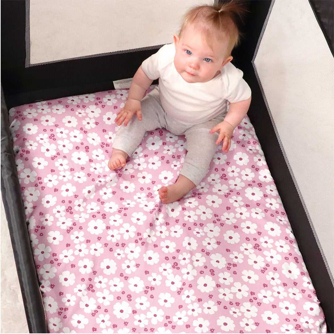 Daisy Playard Mini Crib Sheets, 3-Pack - Image 6