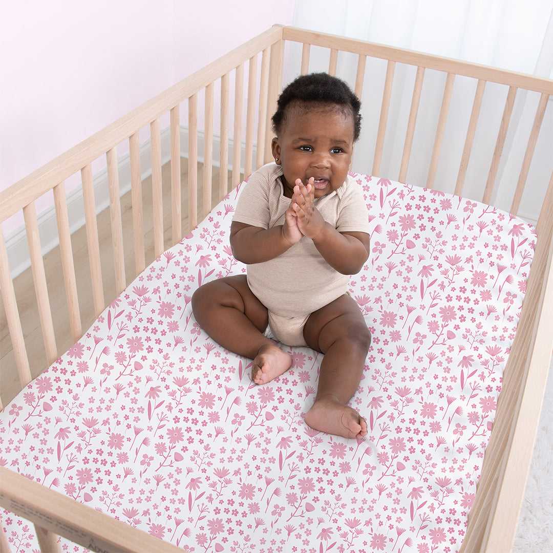 Daisy 4-Pack Fitted Sheet Set - Image 4
