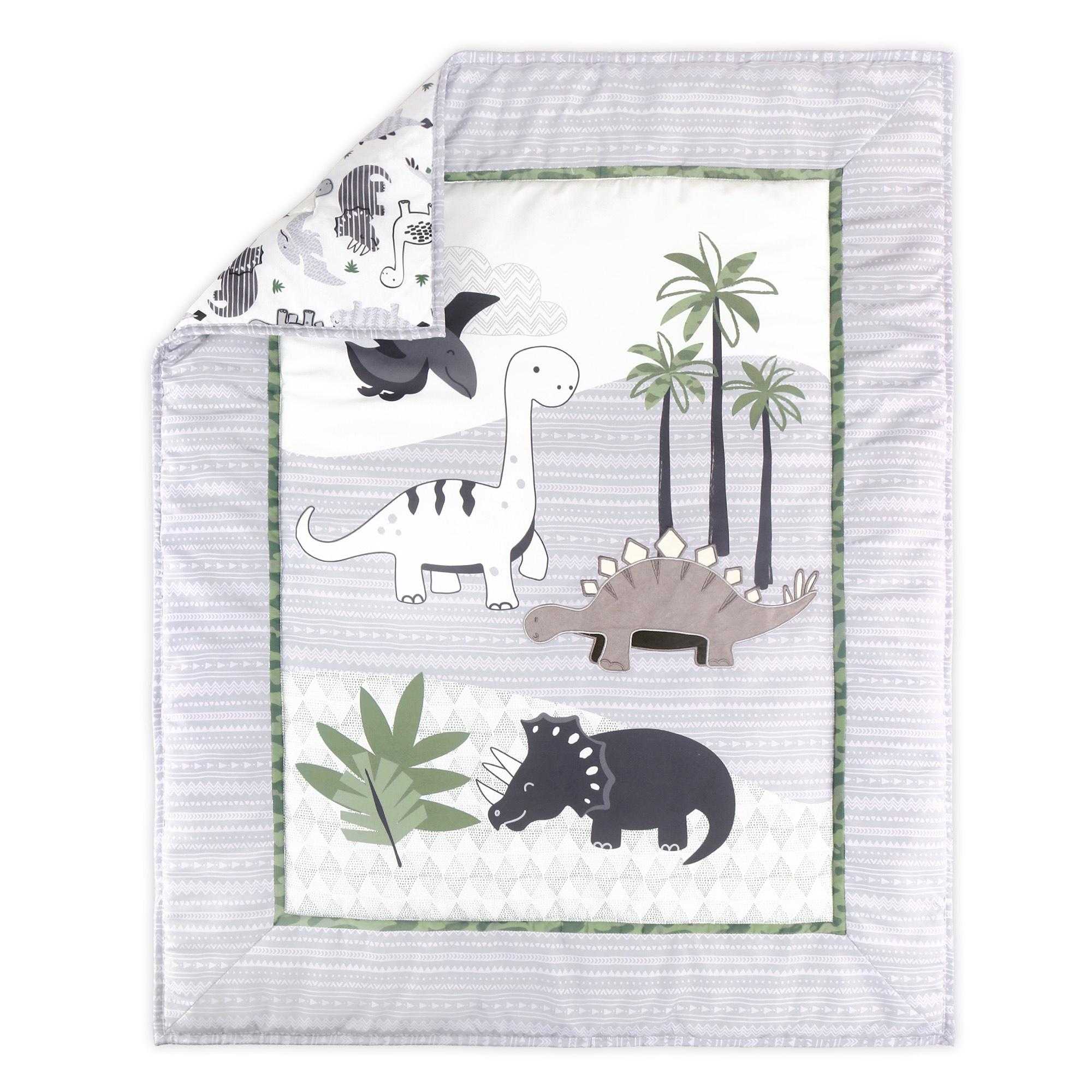 Dino 3-Piece Crib Bedding Set - Image 5