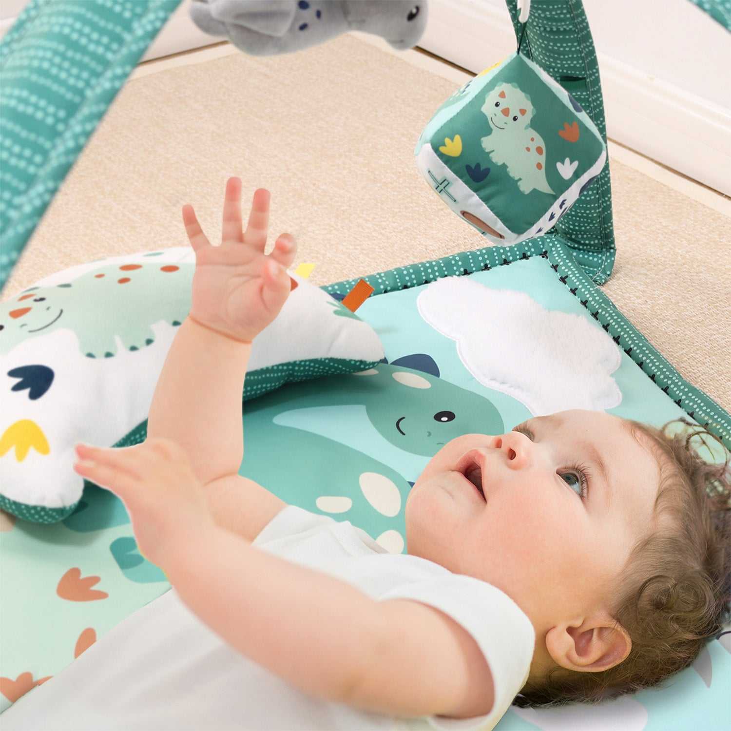 Dino 7-in-1 Baby Activity Gym & Playmat - Image 6