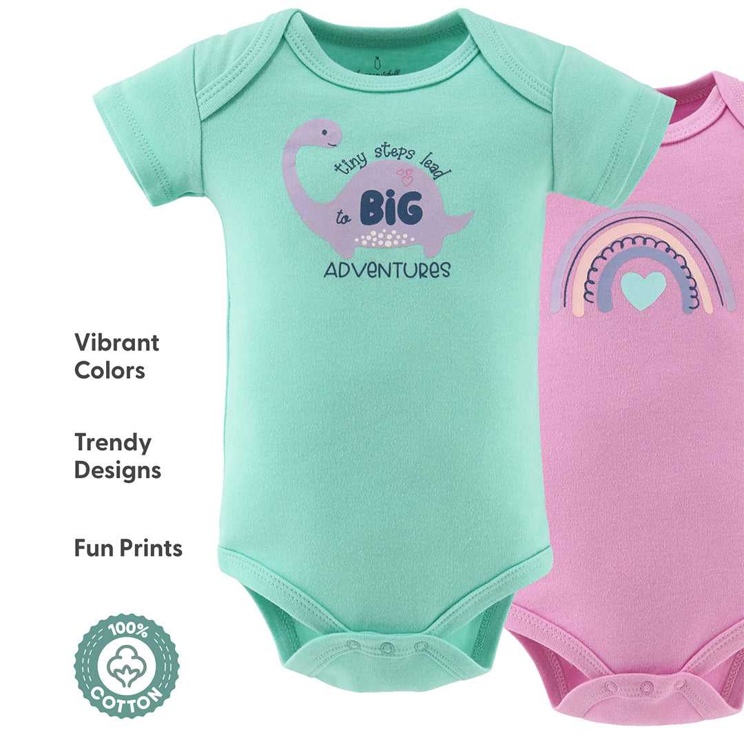 Dino Girl 4-Pack Bodysuits - Image 3