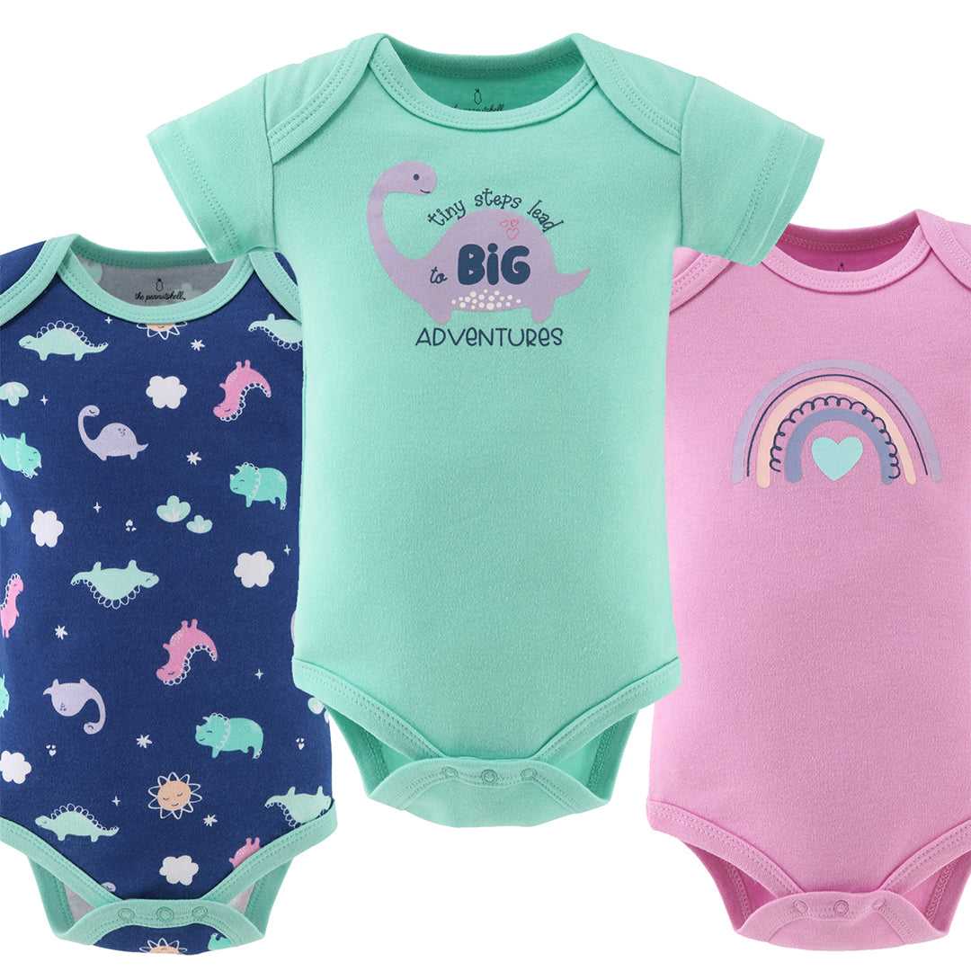 Dino Girl 4-Pack Bodysuits - Image 5