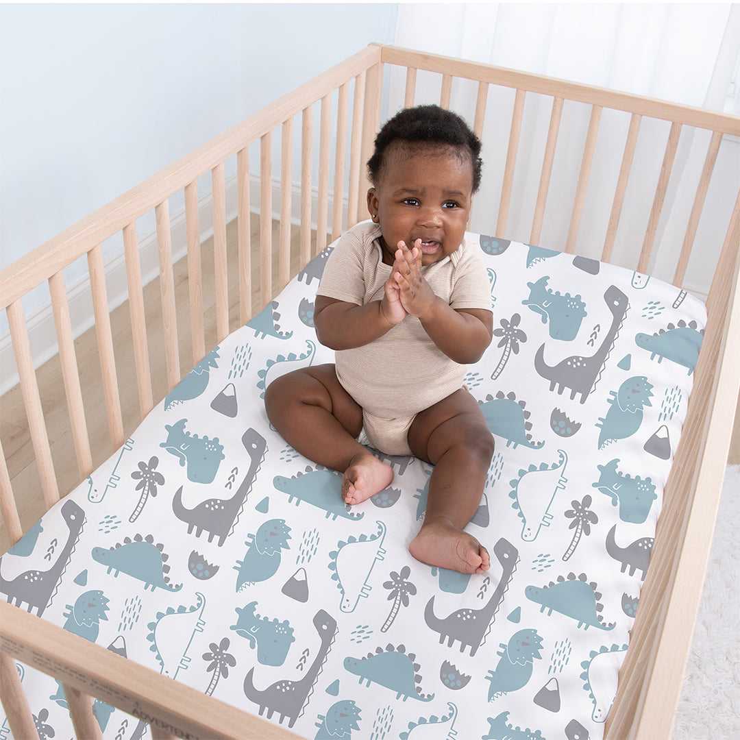 Dinosaur 4-Pack Fitted Crib Sheet Set - Image 5