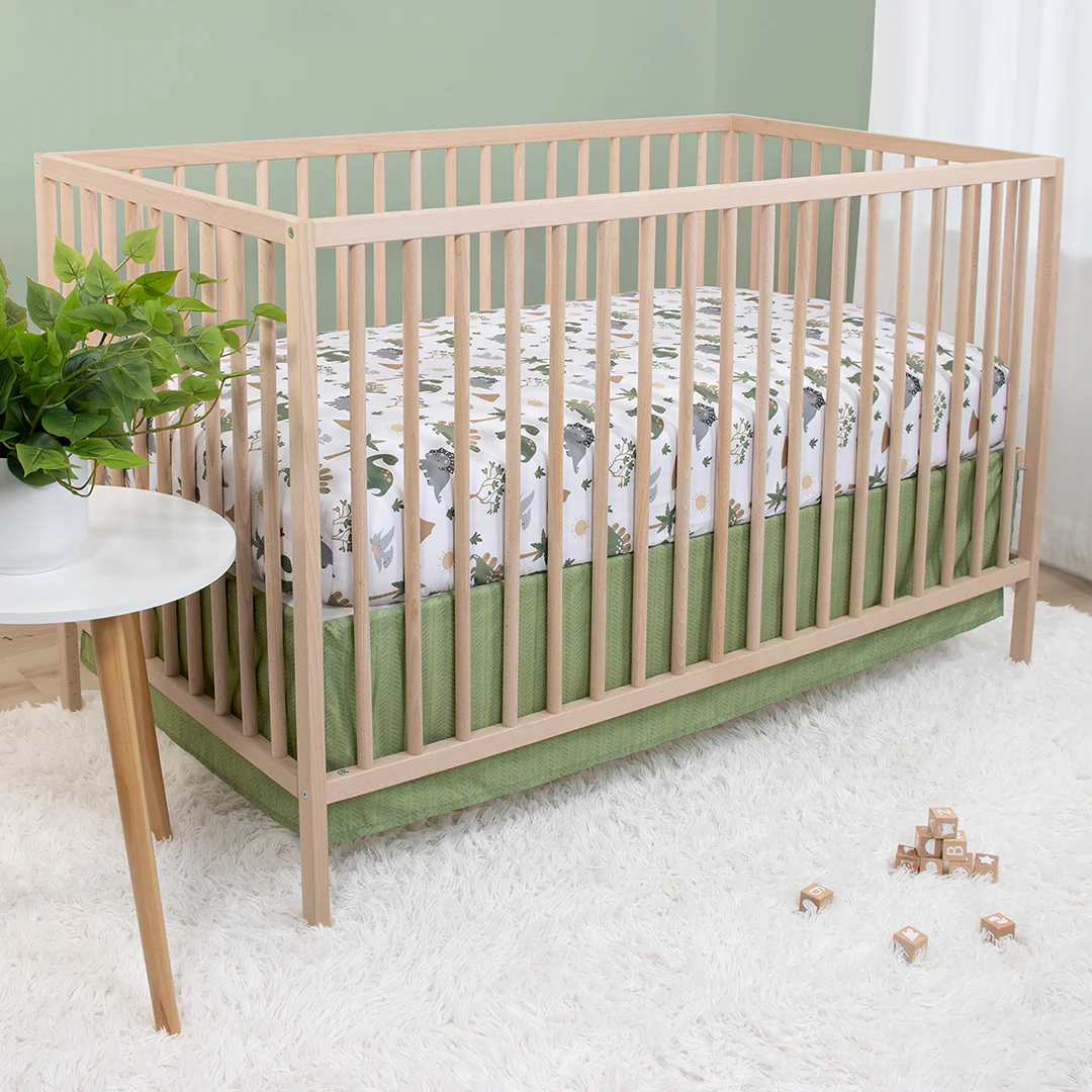 Dinosaur Dreams 3 Piece Baby Crib Bedding Set for Boys - Image 6