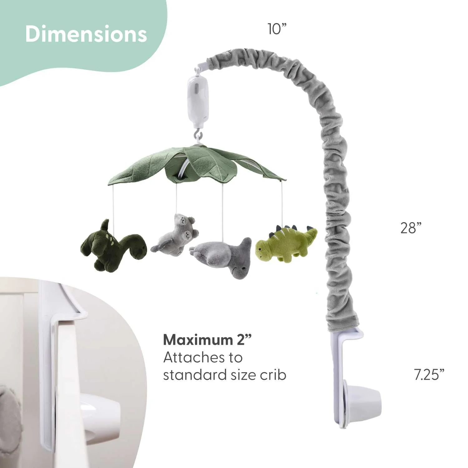Dinosaur Baby Musical Crib Mobile - Image 4