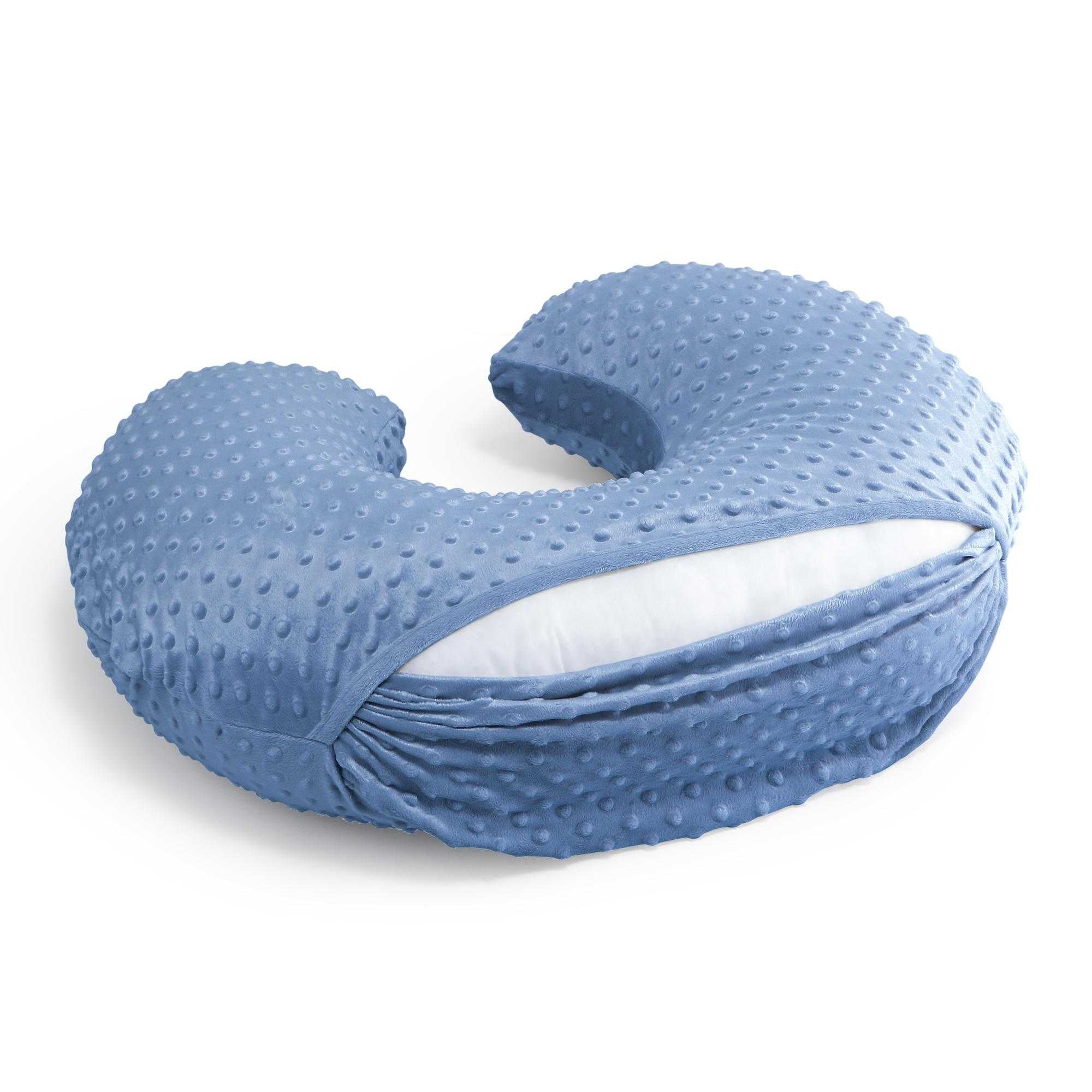 Dino & Blue Minky Nursing Pillow Cover Set of 2 - Image 6