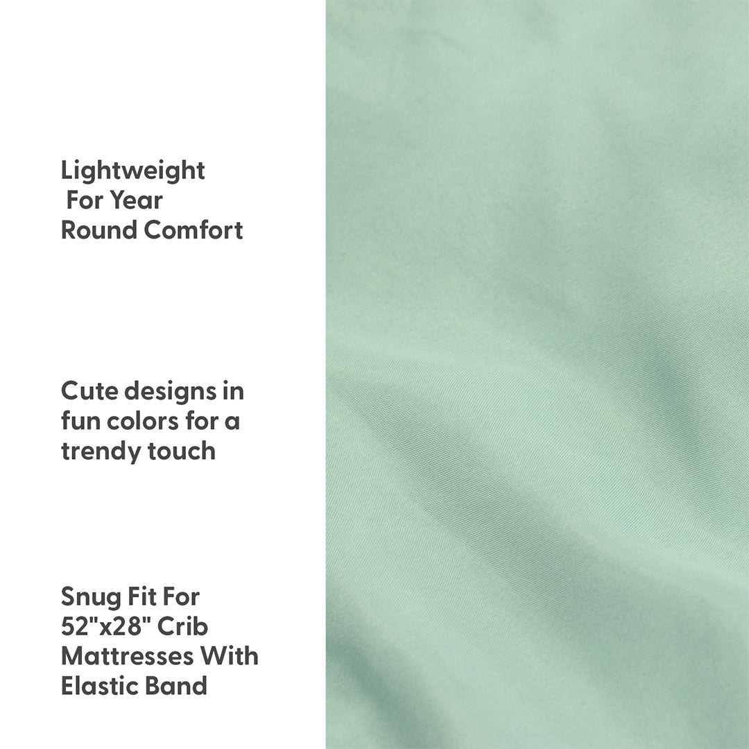 Elephant 4-Pack Fitted Crib Sheet Set - Image 3