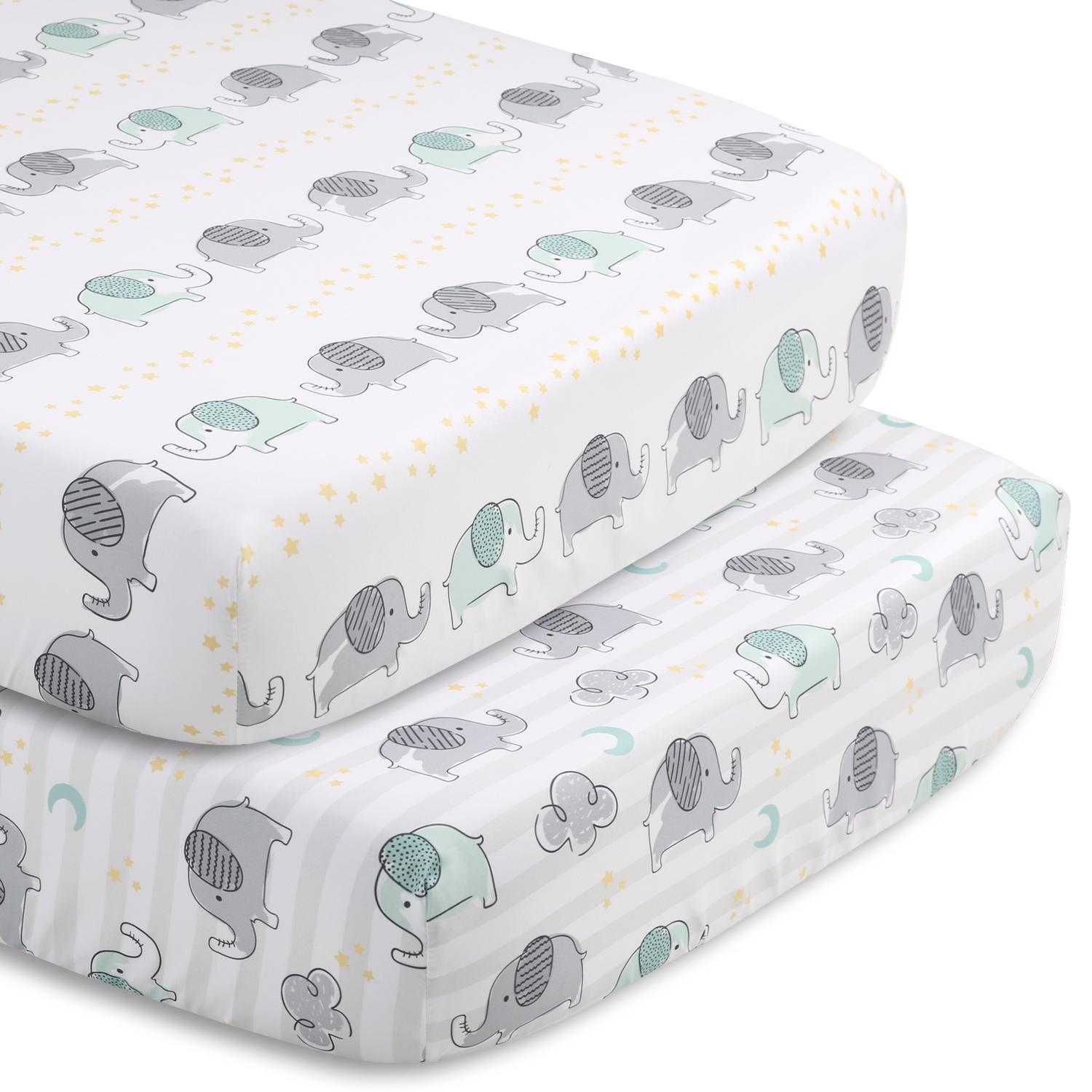 Elephant Dreams 5-Piece Crib Bedding Set - Image 3