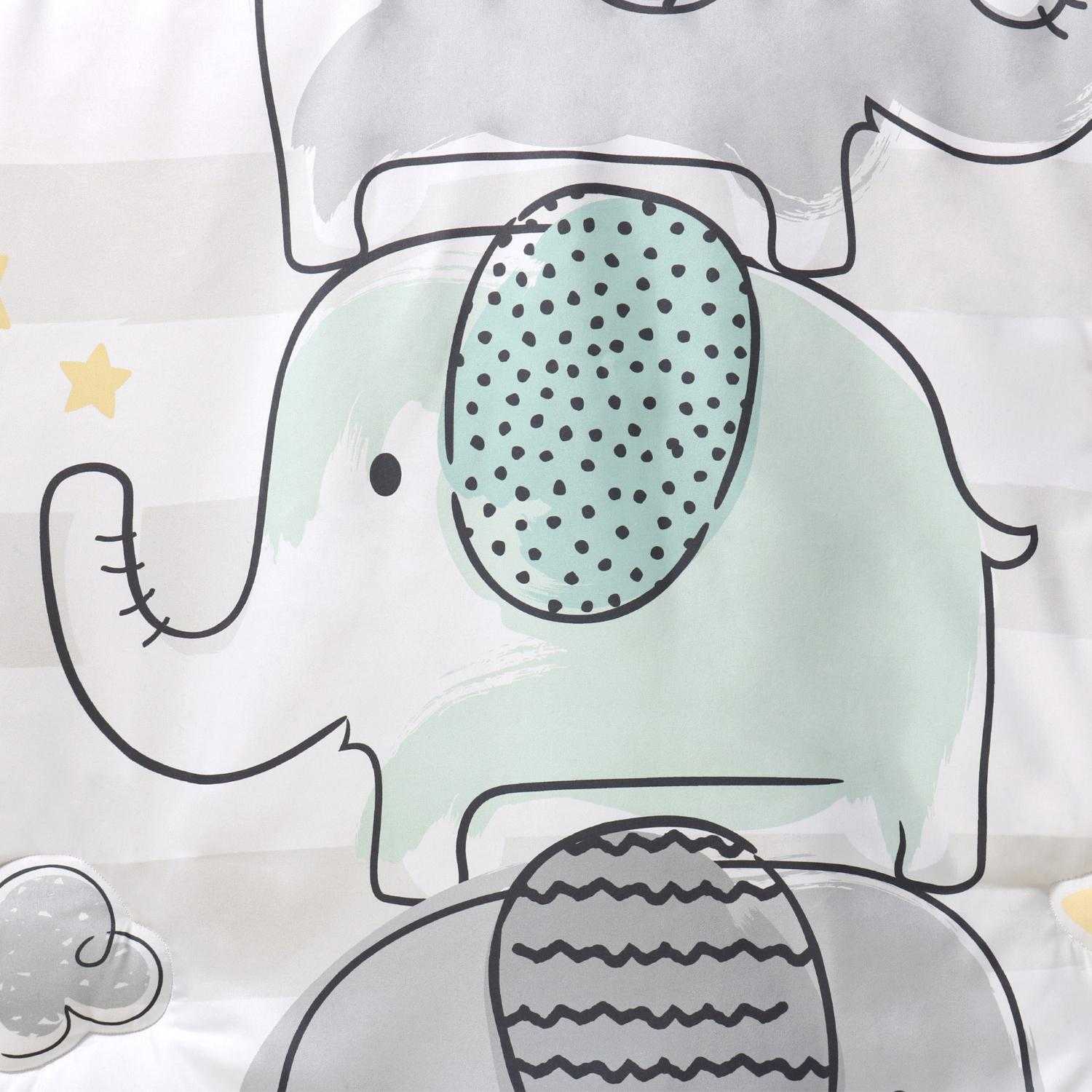 Elephant Dreams 5-Piece Crib Bedding Set - Image 7